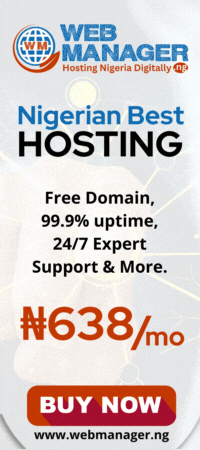 Nigerian Best Web & Reliable Hosting by WebManager.NG