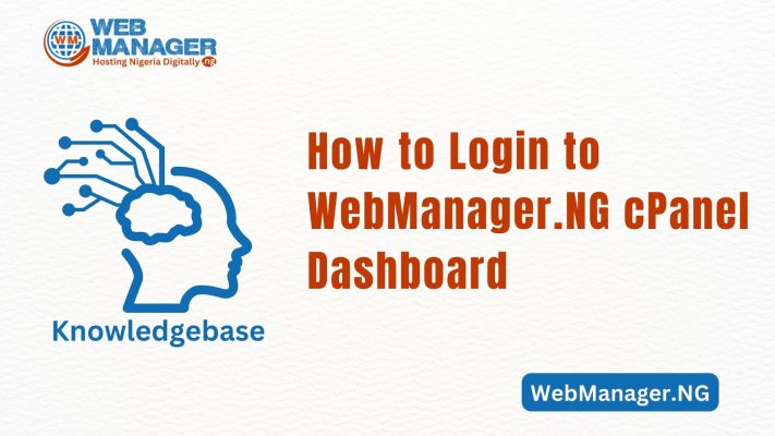How to Login to WebManager.NG cPanel Dashboard